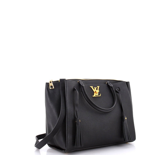 Louis Vuitton Lockmeto Handbag Leather