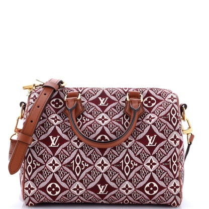 Louis Vuitton Speedy Bandouliere Bag Limited Edition Since 1854 Monogram Jacquard 25