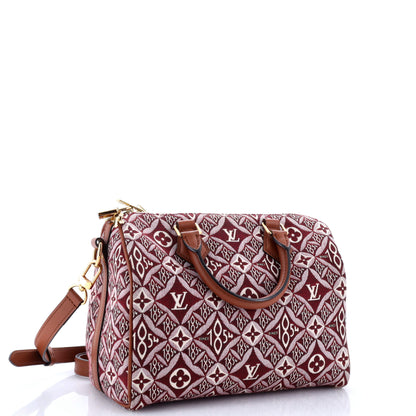 Louis Vuitton Speedy Bandouliere Bag Limited Edition Since 1854 Monogram Jacquard 25