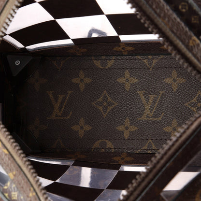 Louis Vuitton Soft Trunk Bag Monogram Chess Coated Canvas and PVC