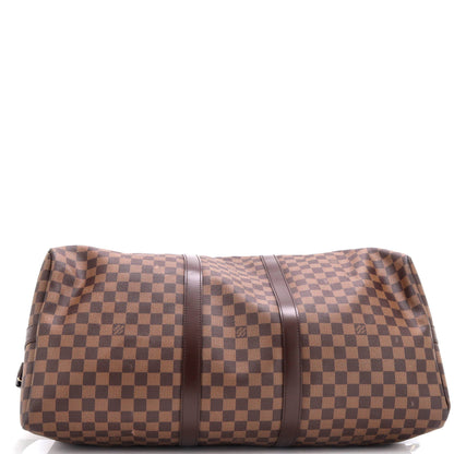Louis Vuitton Keepall Bandouliere Bag Damier 55