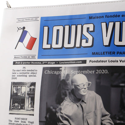 Louis Vuitton Newspaper Pouch Printed Leather