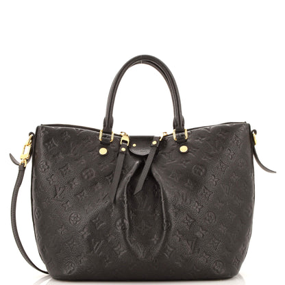 Louis Vuitton Mazarine Handbag Monogram Empreinte Leather MM