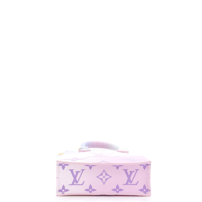 Louis Vuitton Petit Sac Plat Bag Spring in the City Monogram Giant Canvas