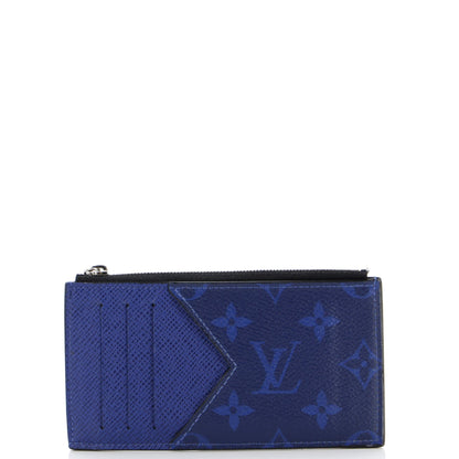 Louis Vuitton Coin Card Holder Monogram Taigarama