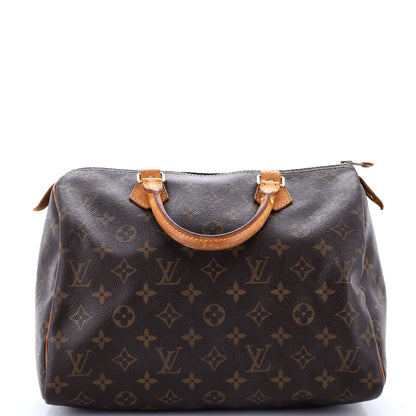 Louis Vuitton Speedy Handbag Monogram Canvas 30