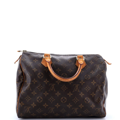 Louis Vuitton Speedy Handbag Monogram Canvas 30