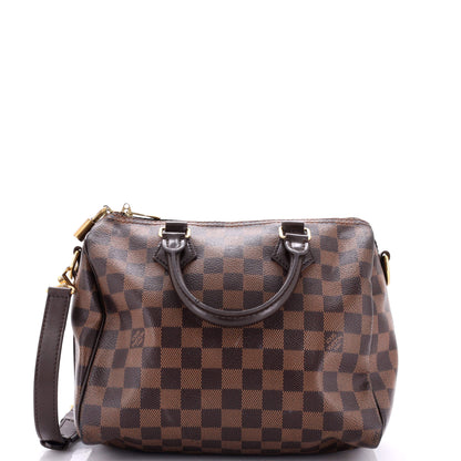 Louis Vuitton Speedy Bandouliere Bag Damier 25
