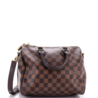 Louis Vuitton Speedy Bandouliere Bag Damier 25