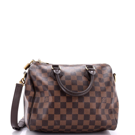 Louis Vuitton Speedy Bandouliere Bag Damier 25