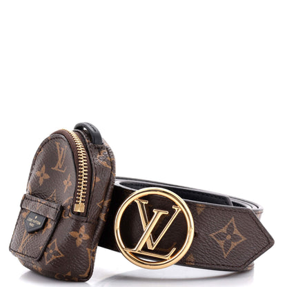 Louis Vuitton Palm Springs Belt Monogram Canvas Medium 80