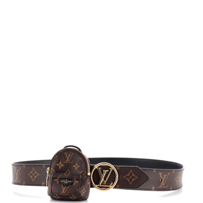 Louis Vuitton Palm Springs Belt Monogram Canvas Medium 80