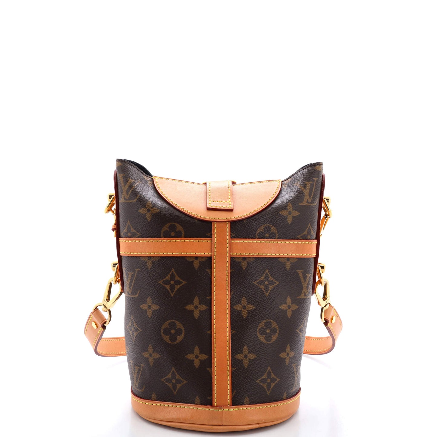 Louis Vuitton Duffle Handbag Monogram Canvas