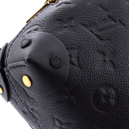 Louis Vuitton Petite Malle Souple Handbag Monogram Empreinte Leather