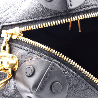 Louis Vuitton Petite Malle Souple Handbag Monogram Empreinte Leather