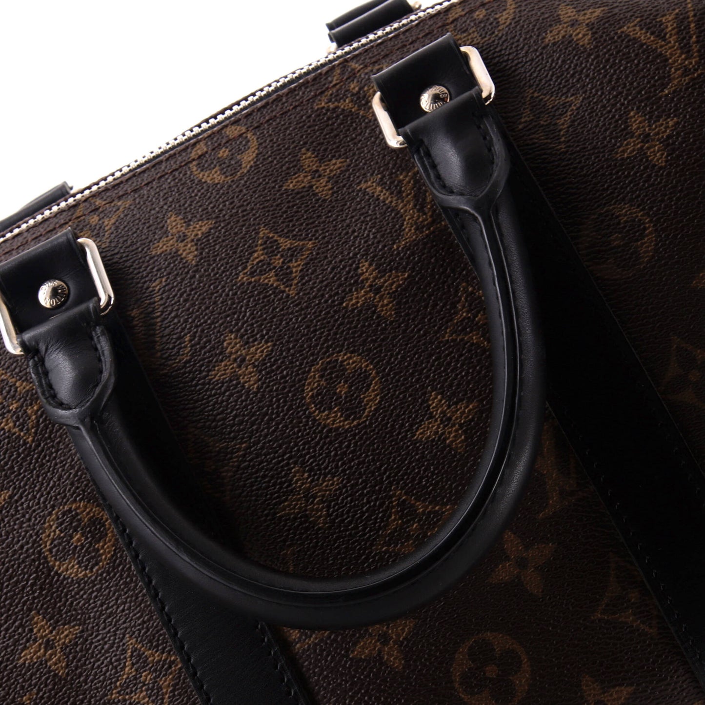 Louis Vuitton Keepall Bandouliere Bag Macassar Monogram Canvas 45