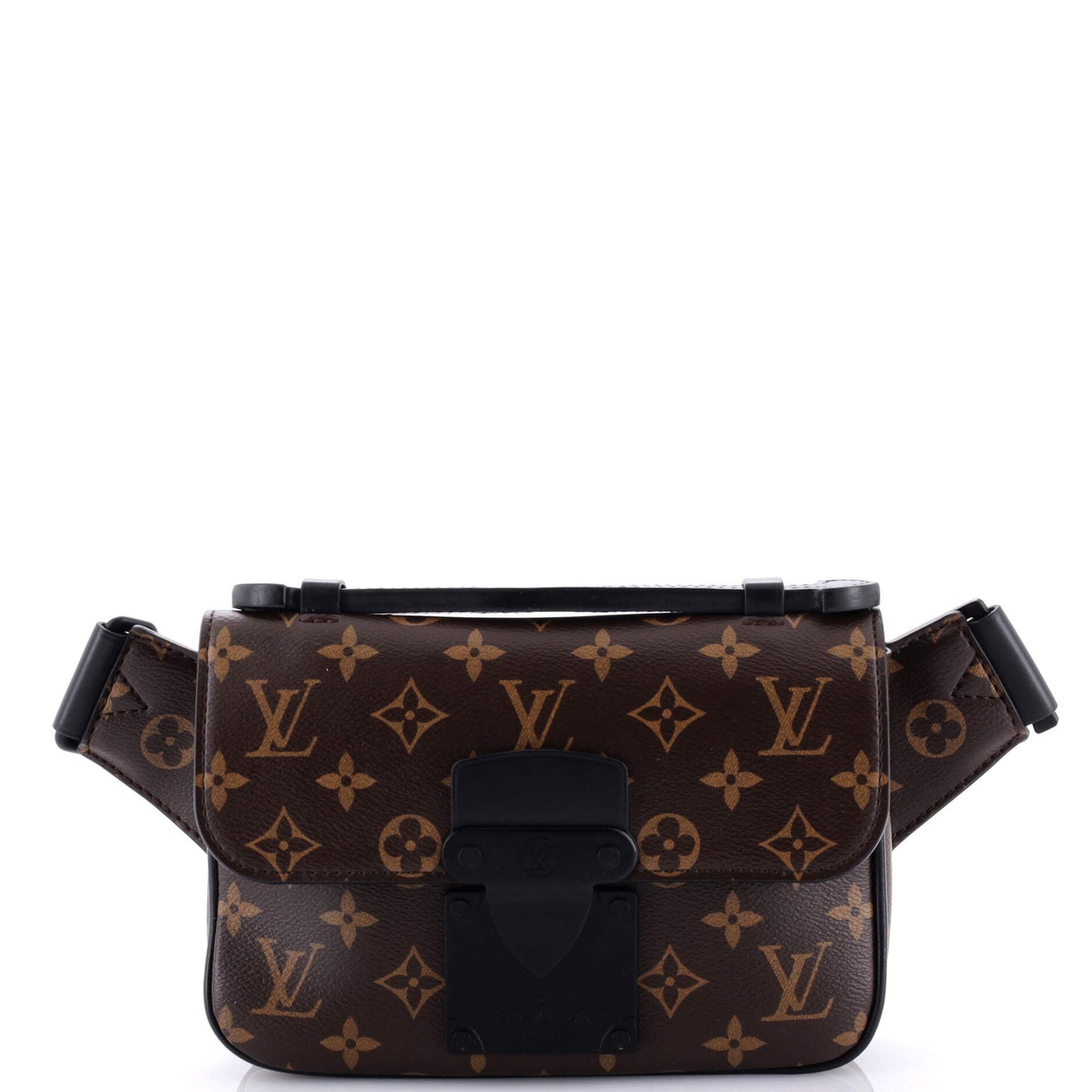 Louis Vuitton S Lock Sling Bag Macassar Monogram Canvas