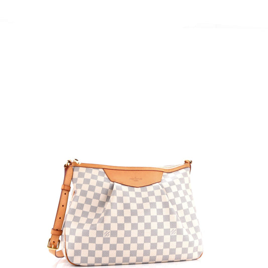 Louis Vuitton Siracusa Handbag Damier PM