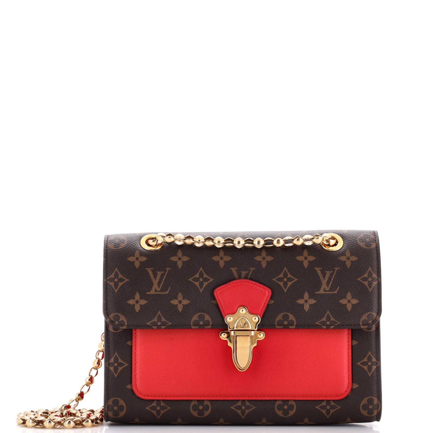 Louis Vuitton Victoire Handbag Monogram Canvas and Leather
