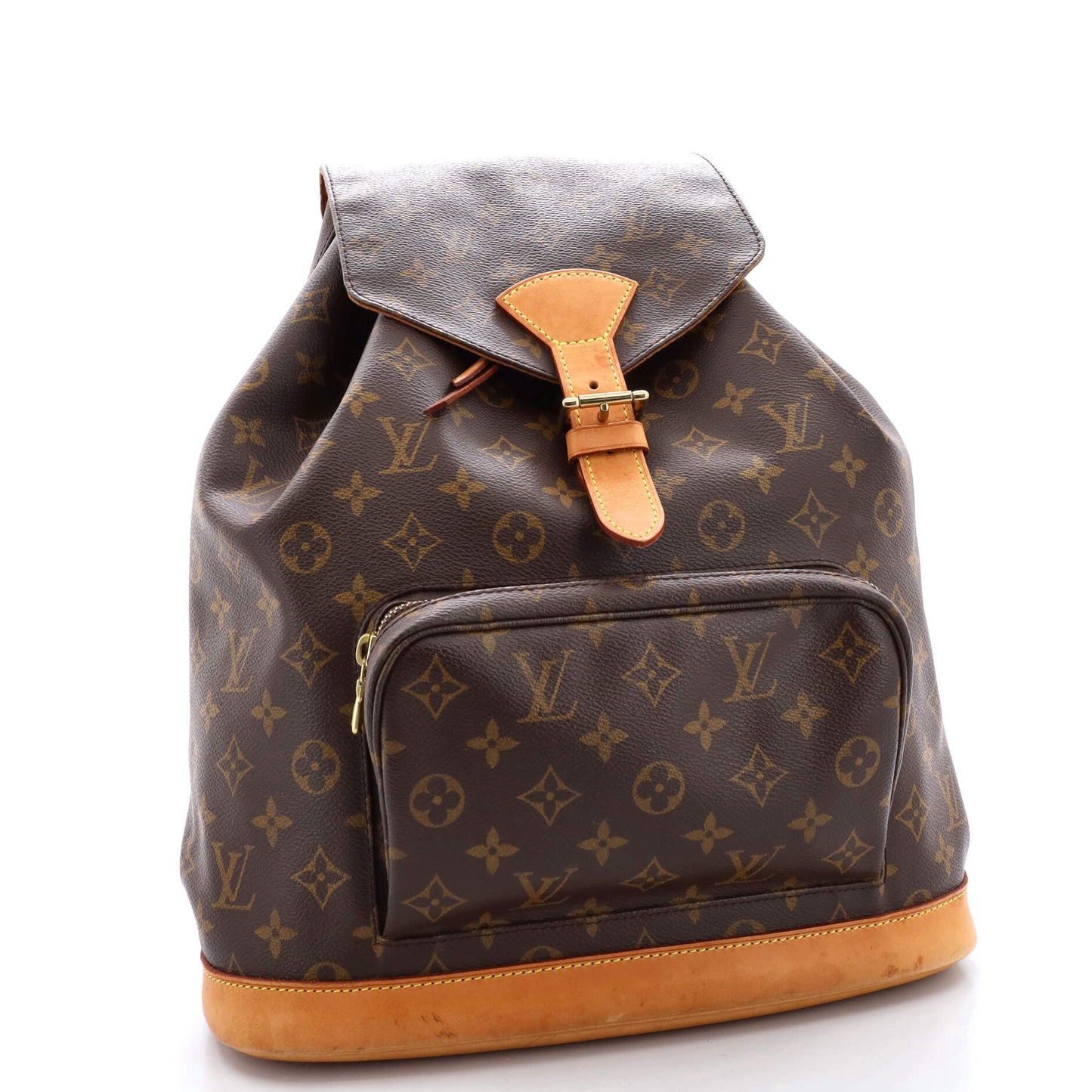 Louis Vuitton Vintage Montsouris Backpack Monogram Canvas GM