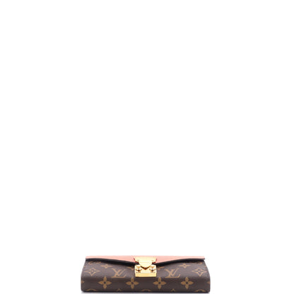 Louis Vuitton Pallas Wallet Monogram Canvas and Calfskin