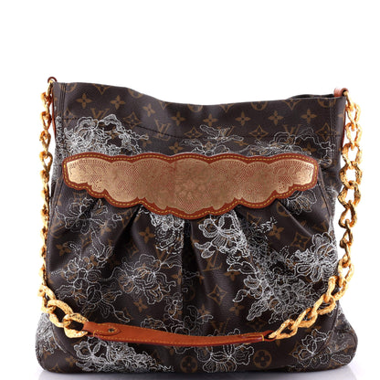 Louis Vuitton Fersen Handbag Limited Edition Monogram Dentelle