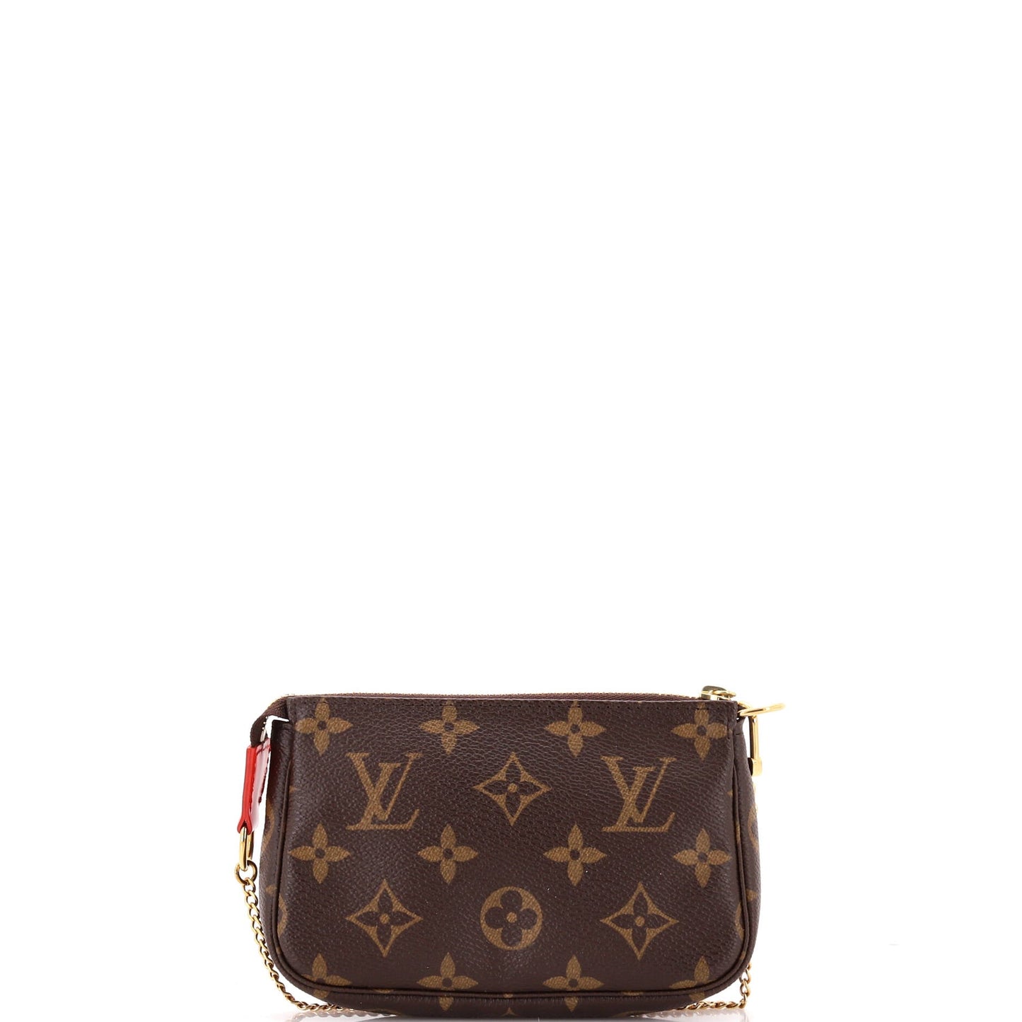 Louis Vuitton Pochette Accessoires Limited Edition Vivienne Xmas Monogram Canvas Mini