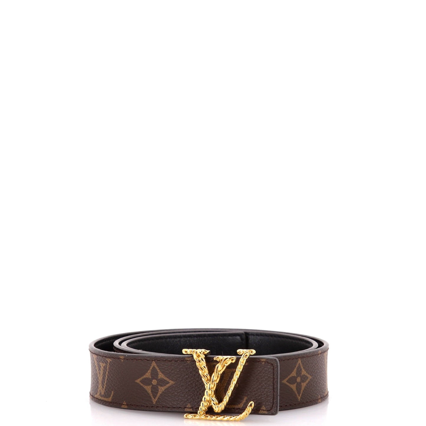 Louis Vuitton LV Twisted Belt Monogram Canvas Wide 80