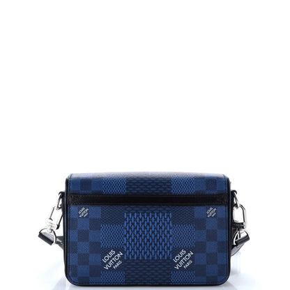 Louis Vuitton Studio Messenger Bag Limited Edition Damier Graphite 3D
