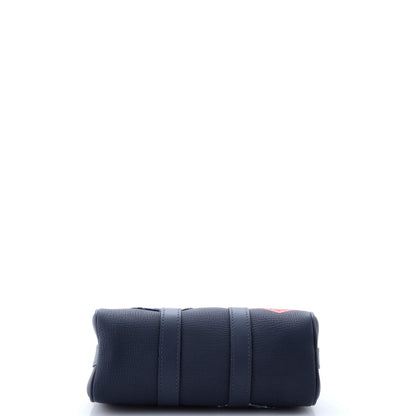 Louis Vuitton Nigo Keepall Bandouliere Bag Monogram Denim and Taurillon Leather XS