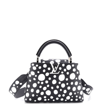 Louis Vuitton Capucines Bag Yayoi Kusama Infinity Dots Taurillon Leather BB
