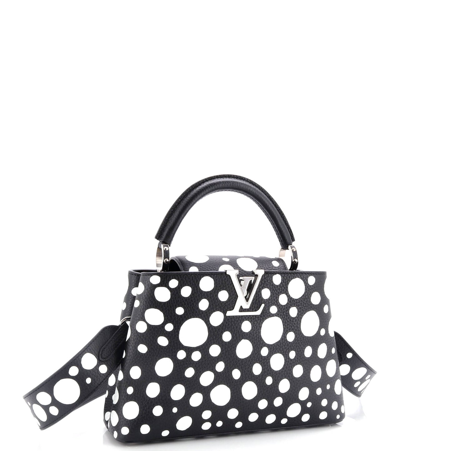 Louis Vuitton Capucines Bag Yayoi Kusama Infinity Dots Taurillon Leather BB
