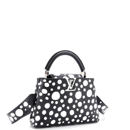 Louis Vuitton Capucines Bag Yayoi Kusama Infinity Dots Taurillon Leather BB