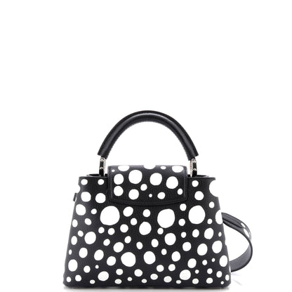 Louis Vuitton Capucines Bag Yayoi Kusama Infinity Dots Taurillon Leather BB