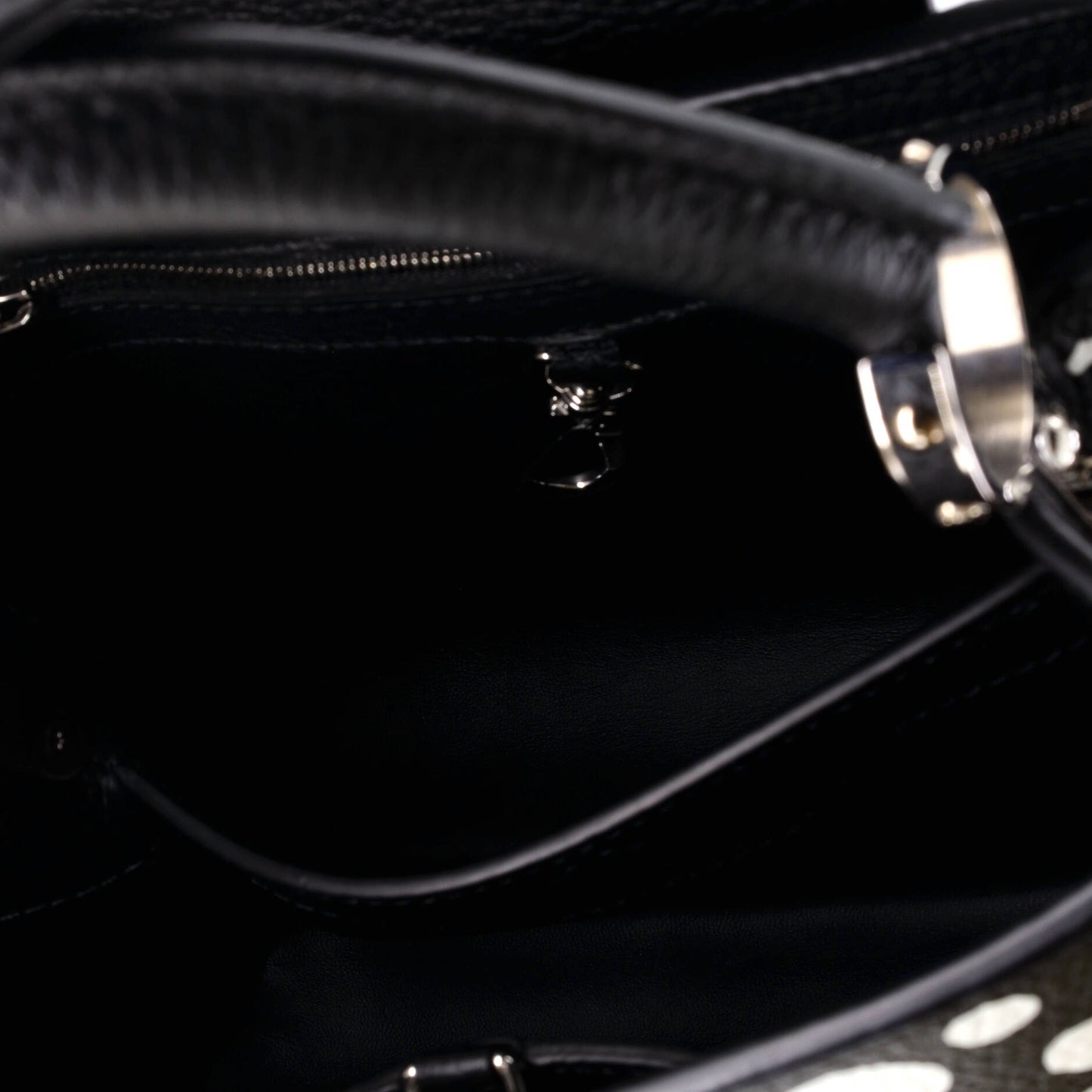 Louis Vuitton Capucines Bag Yayoi Kusama Infinity Dots Taurillon Leather BB