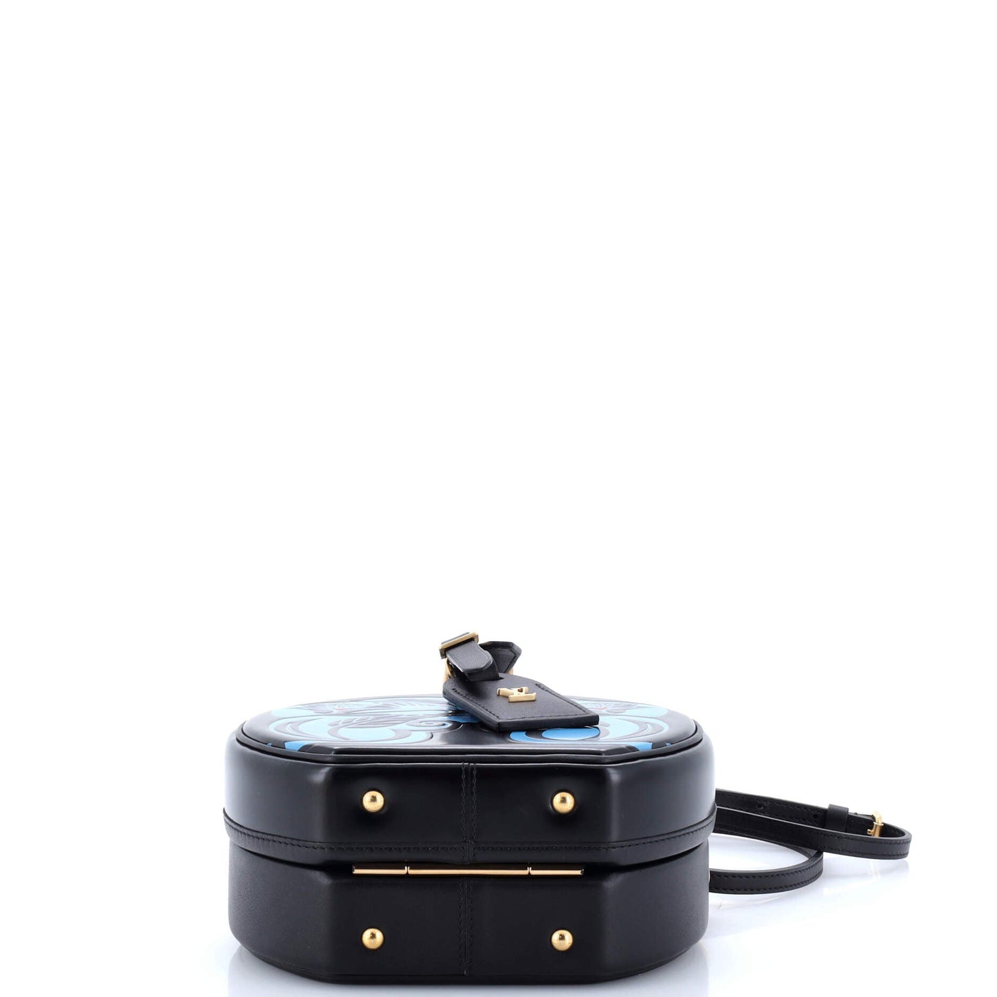 Louis Vuitton Petite Boite Chapeau Bag Anachro Bleu Printed Calfskin