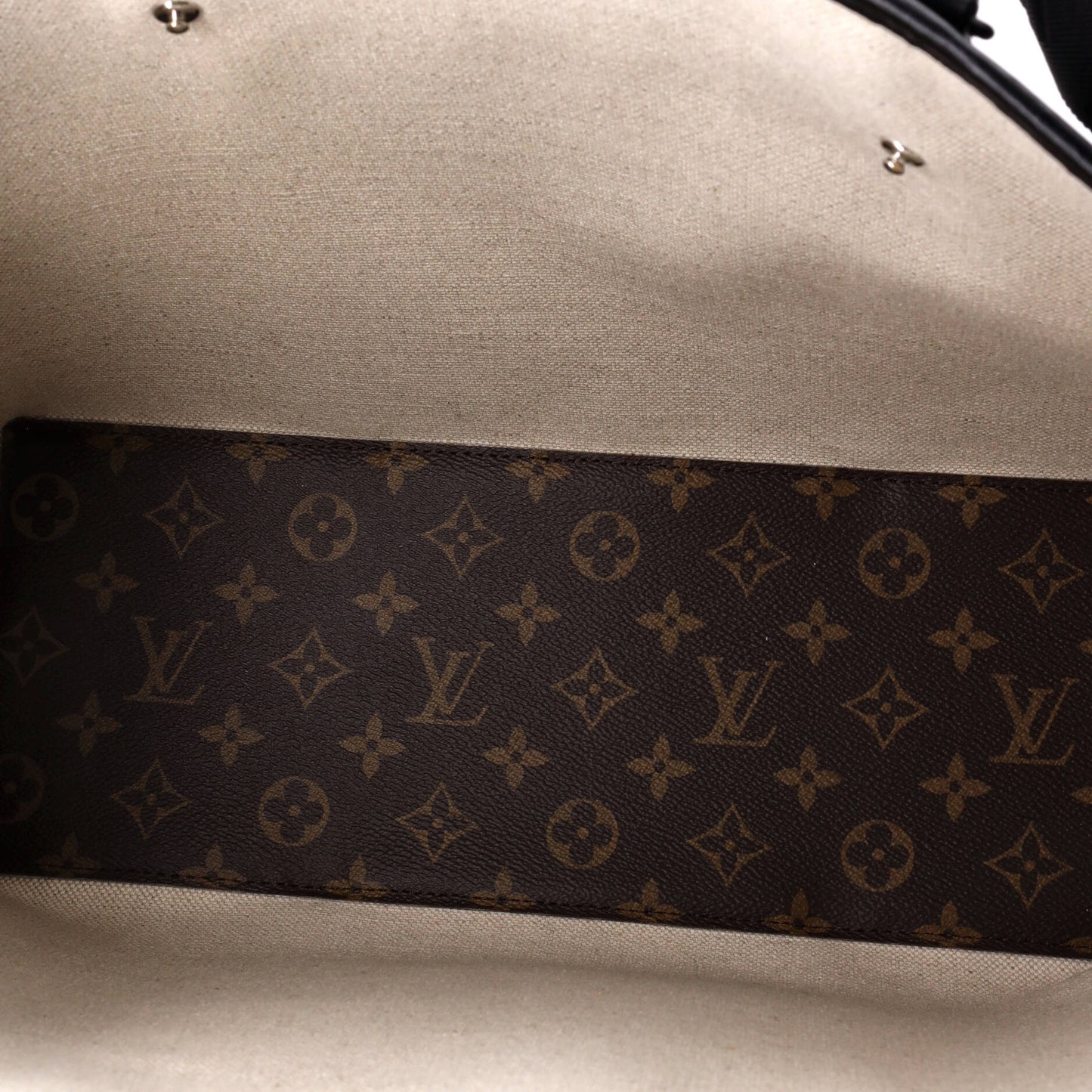 Louis Vuitton Weekend Tote Macassar Monogram Canvas PM