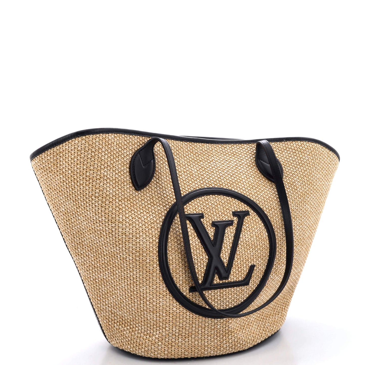 Louis Vuitton Saint Jacques NM Handbag Raffia and Leather
