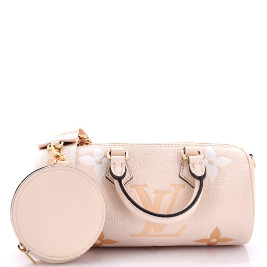 Louis Vuitton Papillon Handbag By The Pool Monogram Empreinte Giant BB