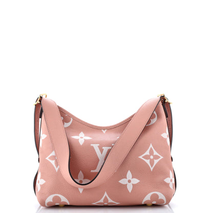 Louis Vuitton CarryAll Hobo Bicolor Monogram Empreinte Giant PM