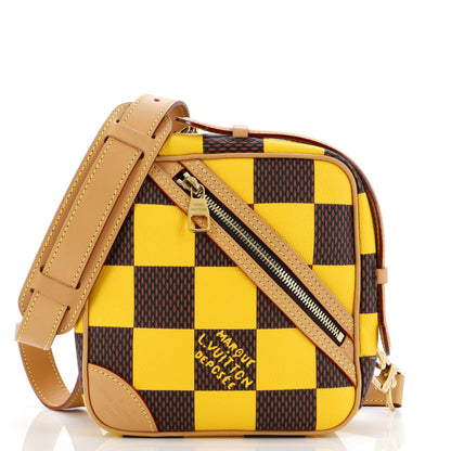 Louis Vuitton Chess Messenger Bag Damier Pop Coated Canvas