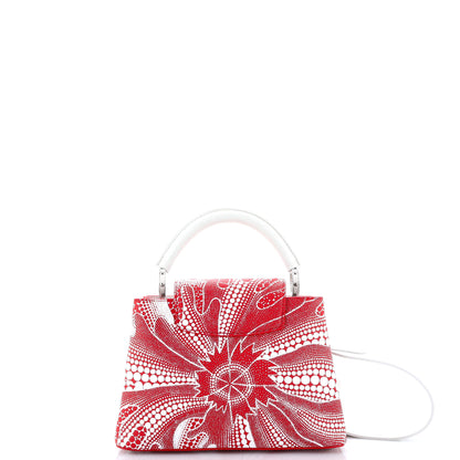 Louis Vuitton Capucines Bag Yayoi Kusama Flower Infinity Dots Taurillon Leather BB