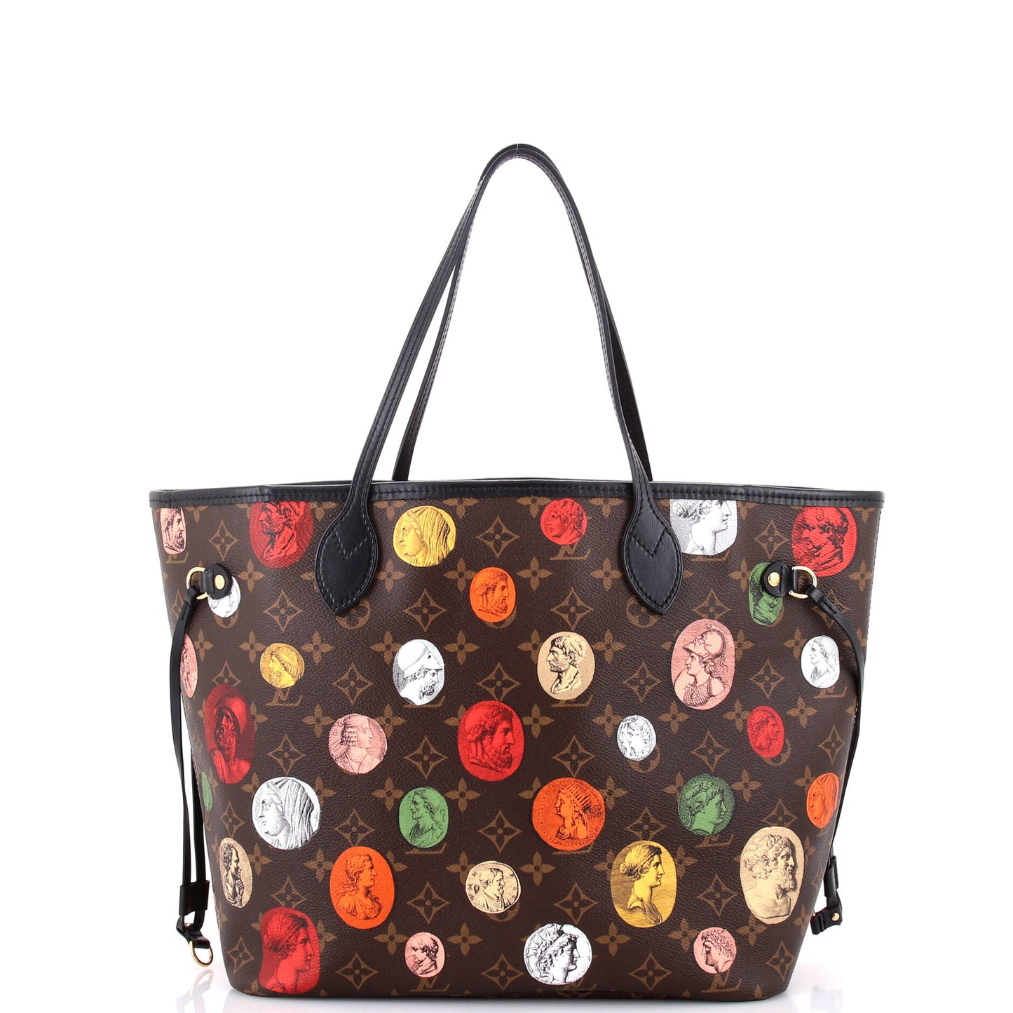 Louis Vuitton Neverfull NM Tote Limited Edition Fornasetti Cameo Monogram Canvas MM
