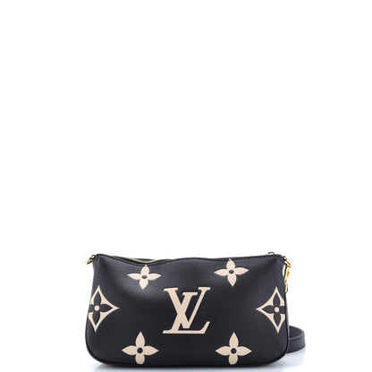 Louis Vuitton Multi Pochette Accessoires Bicolor Monogram Empreinte Giant