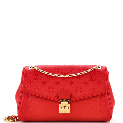 Louis Vuitton Saint Germain Handbag Monogram Empreinte Leather PM