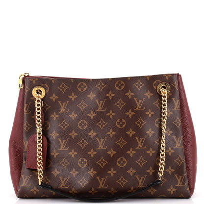 Louis Vuitton Surene Handbag Monogram Canvas with Leather MM