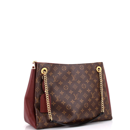 Louis Vuitton Surene Handbag Monogram Canvas with Leather MM