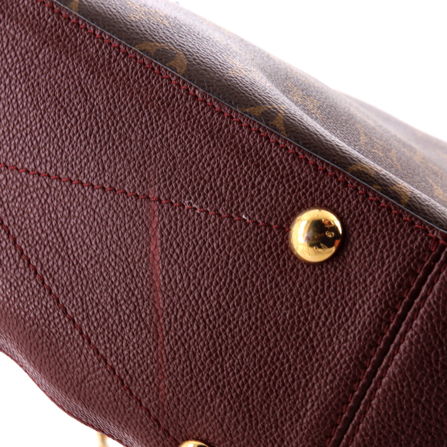 Louis Vuitton Surene Handbag Monogram Canvas with Leather MM