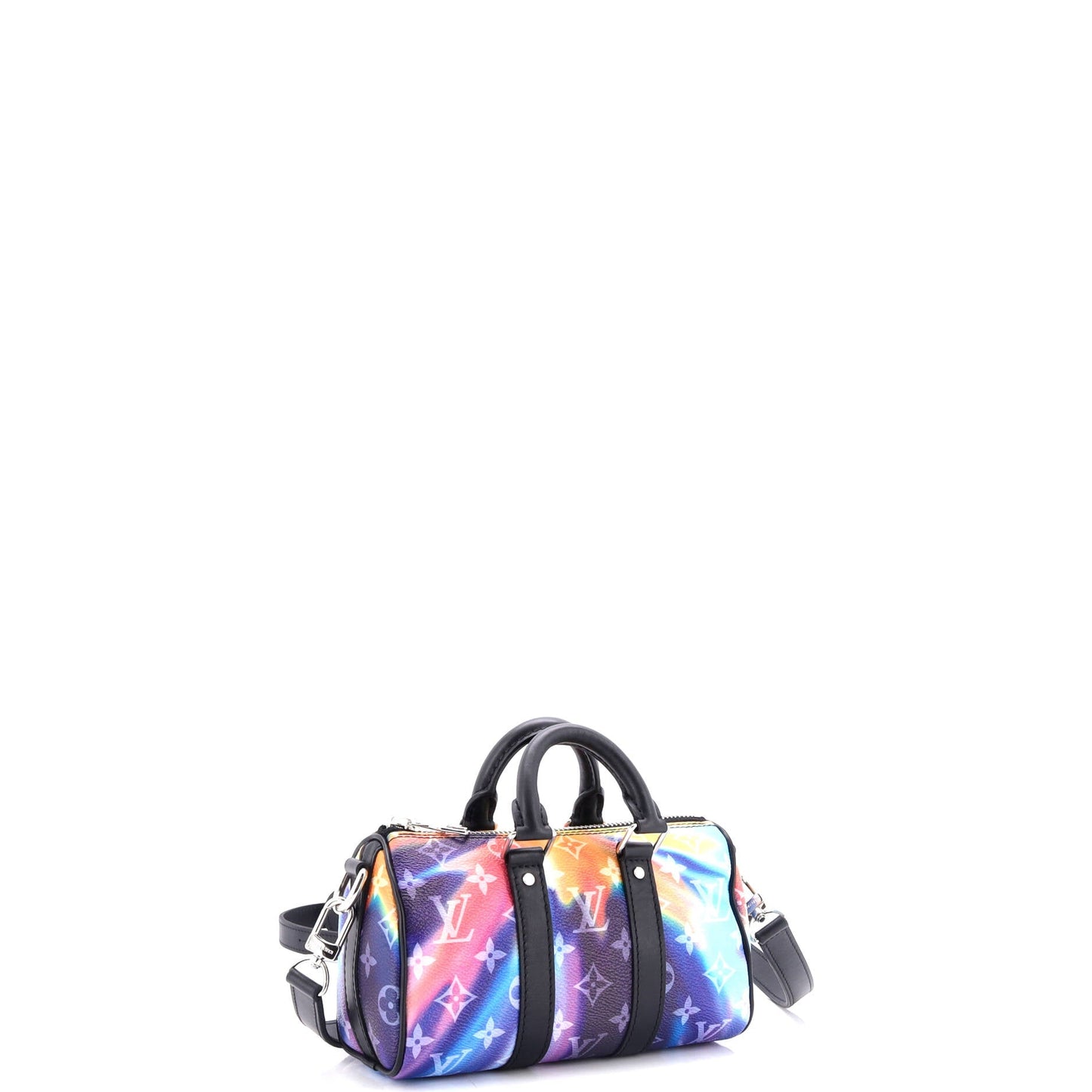 Louis Vuitton Keepall Bandouliere Bag Limited Edition Monogram Sunset Canvas XS