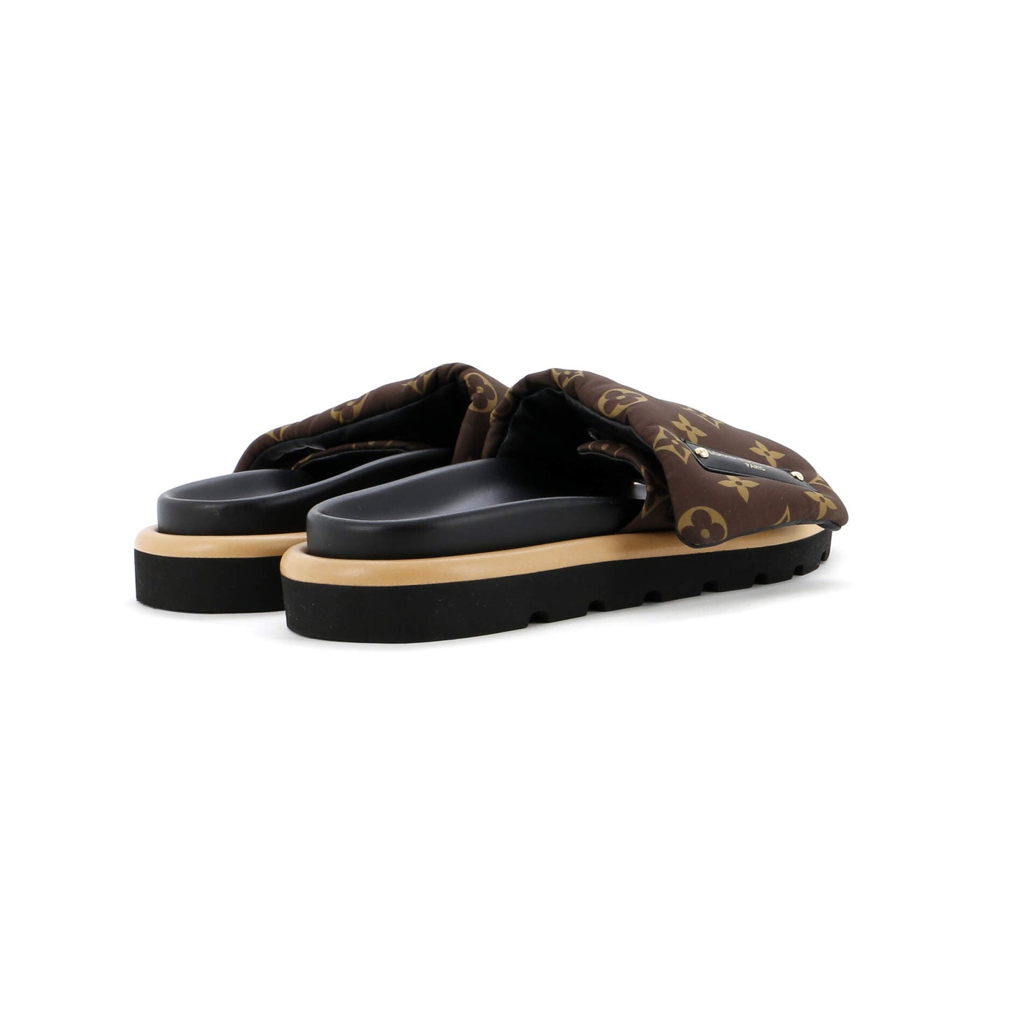 Louis Vuitton Women's Pool Pillow Comfort Mule Sandals Monogram Nylon